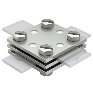 OBO Bettermann Соединитель полосы крестовой 5314616 — миниатюра 2