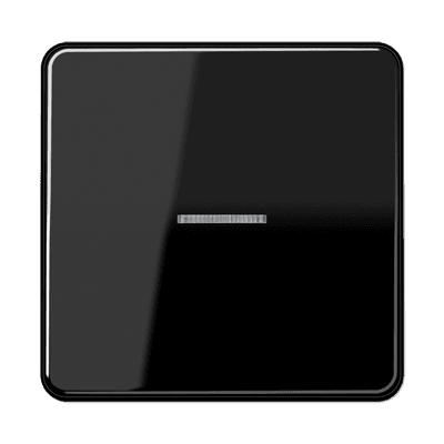 JUNG Клавиша для KNX кнопки, 1 группа с окошком дюропласт черный CD101KO5SW