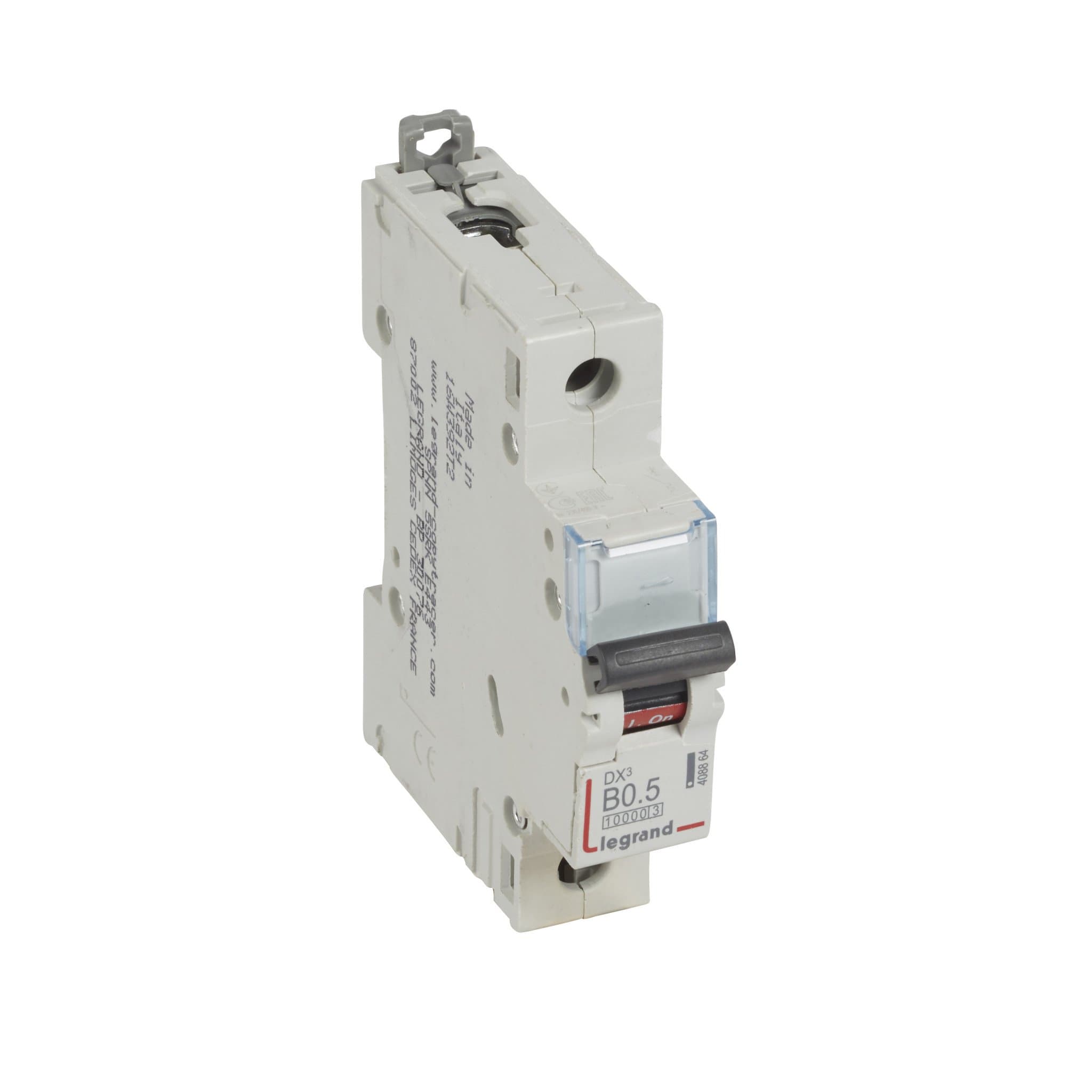 Legrand DX3 Автоматический выключатель 1P 0,5A (B) 10kA/16kA 408864 — миниатюра 1