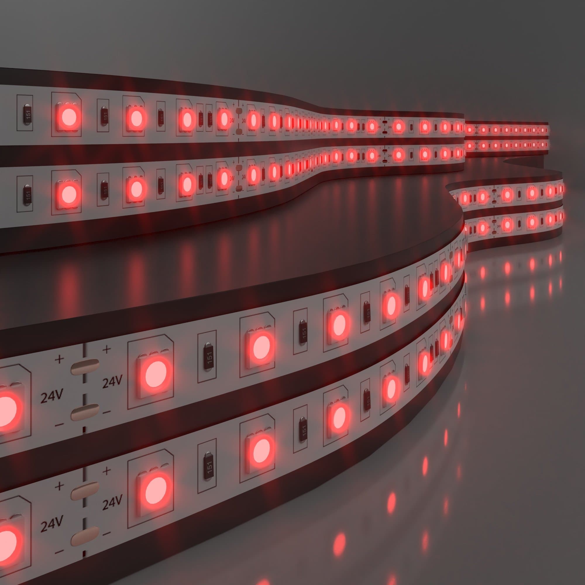 Elektrostandard 5050 24V 60Led 14,4W IP20 / Лента светодиодная 60Led 14,4W IP20 красный a052973