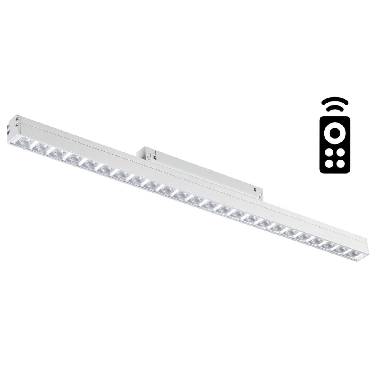 Novotech 358623 SHINO NT21 000 белый Трековый низковольтный св-к диммируемый с ДУ, со сменой цв.температуры IP20 LED 3000~6500К 24W 48V FLUM