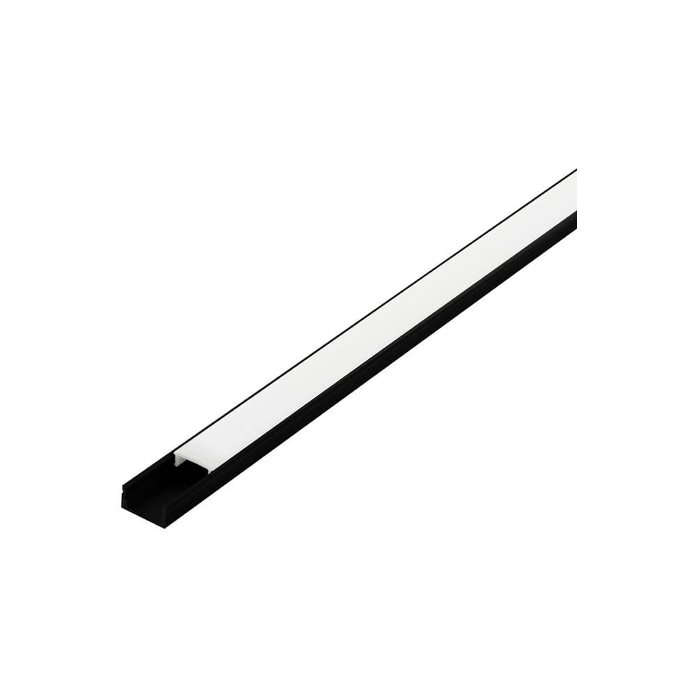 Eglo 98918 Профиль SURFACE PROFILE 1, L2000, B17, H9, алюминий, черный/пластик, белый
