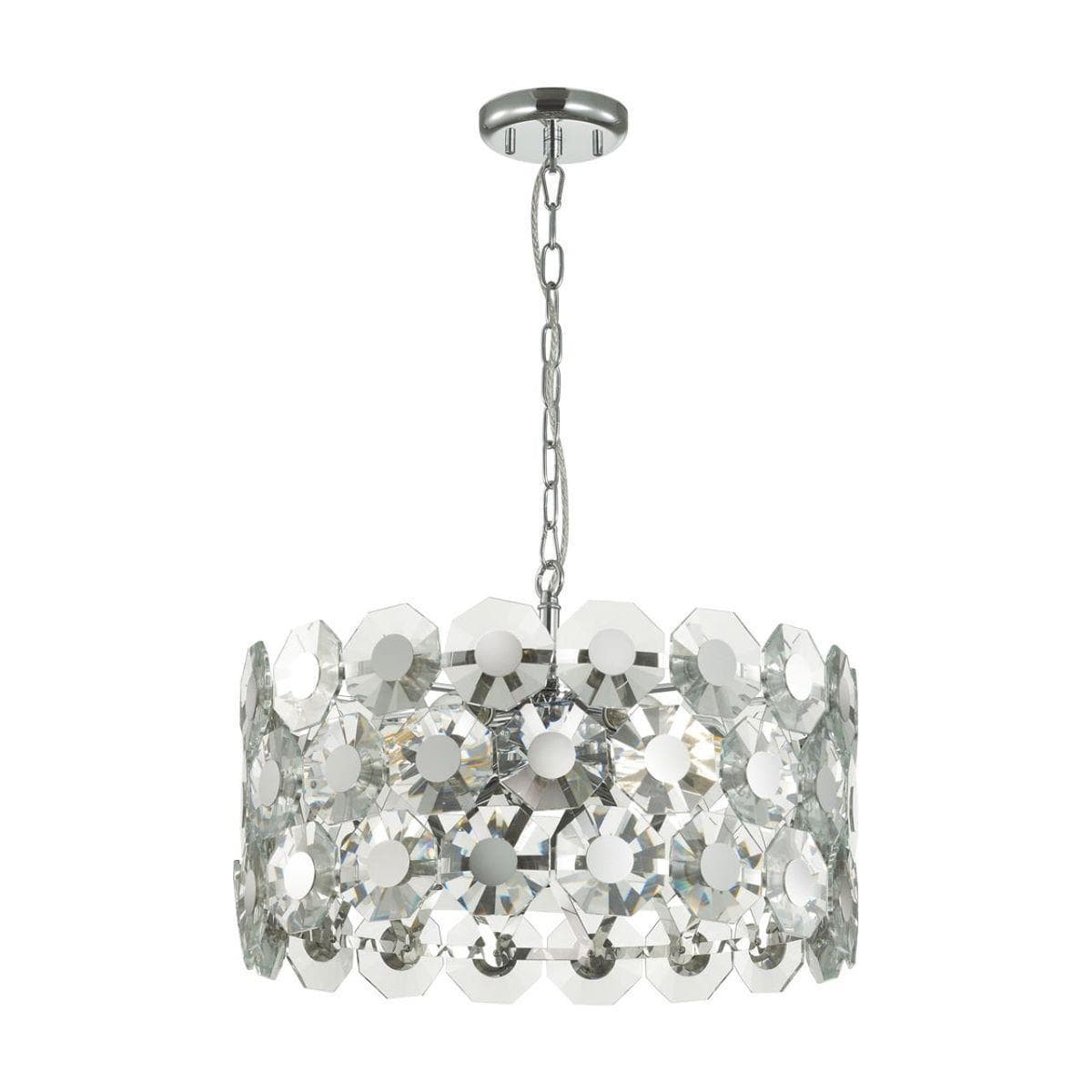 Odeon Light 4973/6 HALL ODL22 373 хром/хрусталь Люстра E14 6*40W TOKATA — миниатюра 1