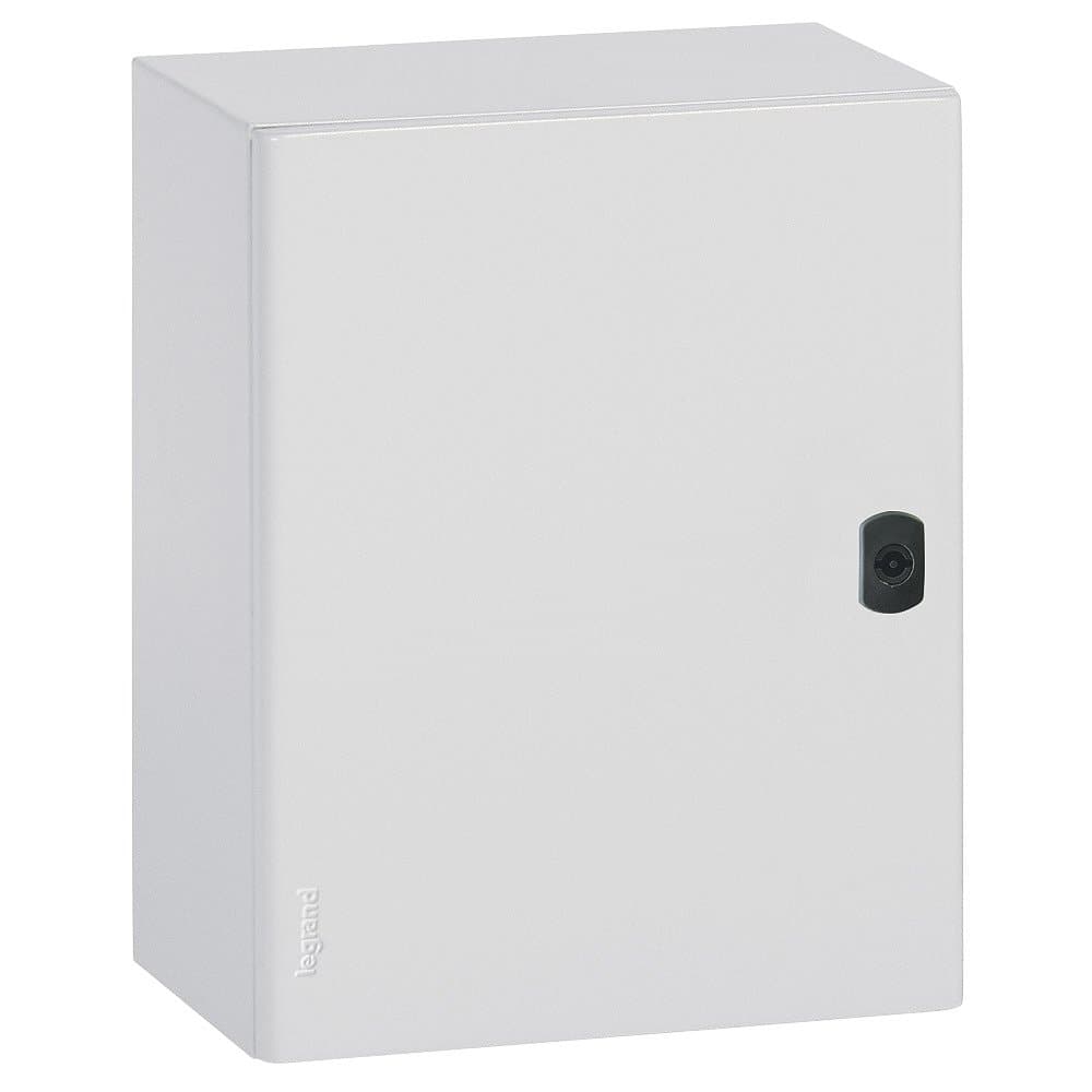 Legrand Atlantic Корпус распред. шкафа настенный открытого монтажа 1двер. сталь серый 600x500x200мм с монтажной платой IP66 036920