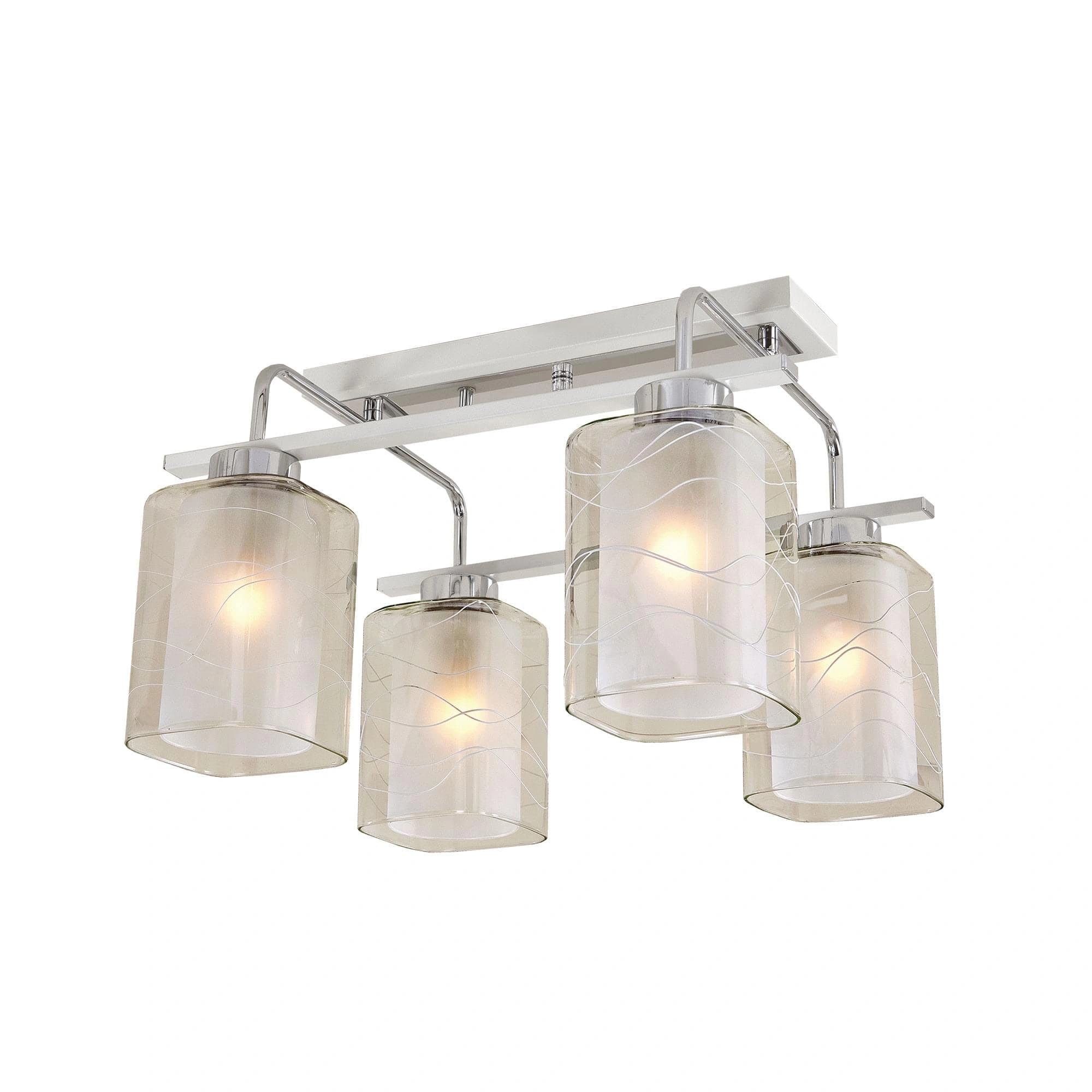 Citilux CL159140 Румба Белый+Хром Светильник Люстра — миниатюра 1