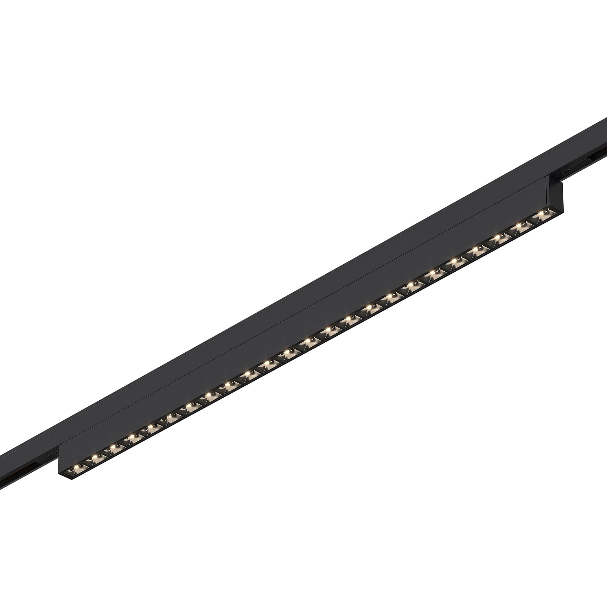 ST LUCE ST666.436.20 Магнитный трековый светильник Черный LED 1*20W 3000K 1 060Lm Ra>90 IP20 L387xW10xH18 24V