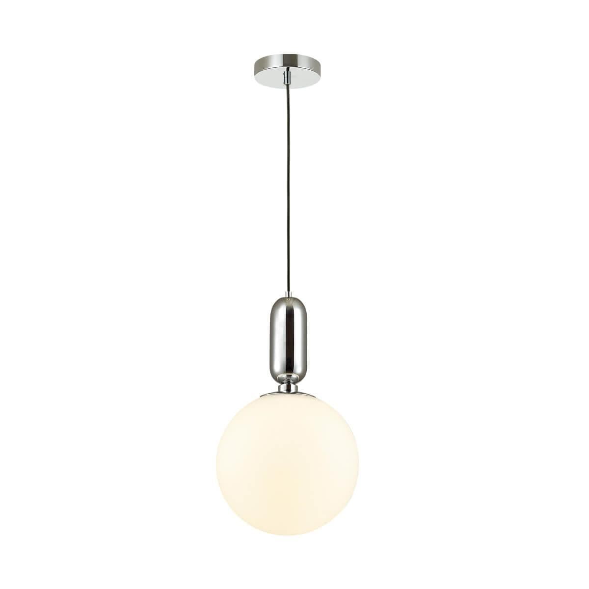 Odeon Light 4673/1 ODL20 382 хром/белый Подвес E27 1*40W 220V OKIA