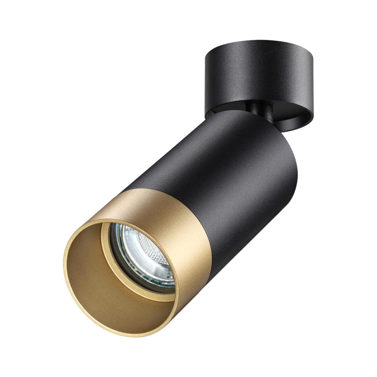 Novotech 370871 OVER NT22 черный/золото Светильник накладной IP20 GU10 9W 220V SLIM