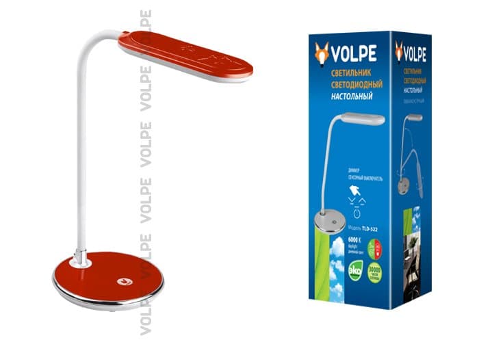 Volpe Светильник LED настольный красный 10291