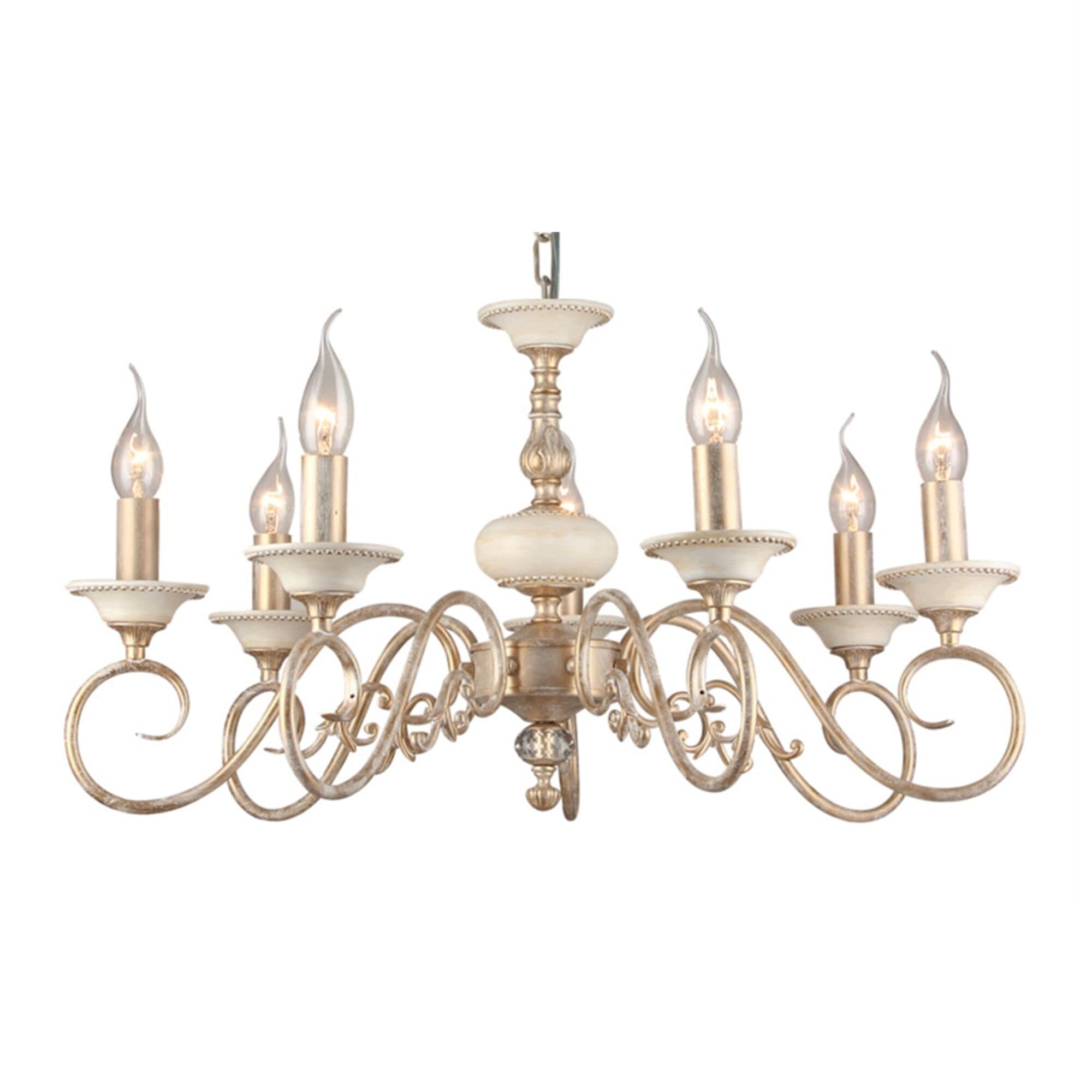 Maytoni Elegant Perla Кремовый с Золотом Люстра 7xE14 60W ARM337-07-R — миниатюра 4