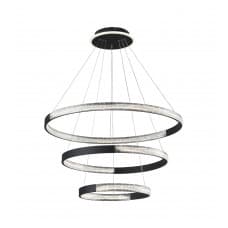 Kink Light 09430-40+60+80A,19 Люстра Далим черный d80+60+40 h120 Led 80W (3000-6000K)