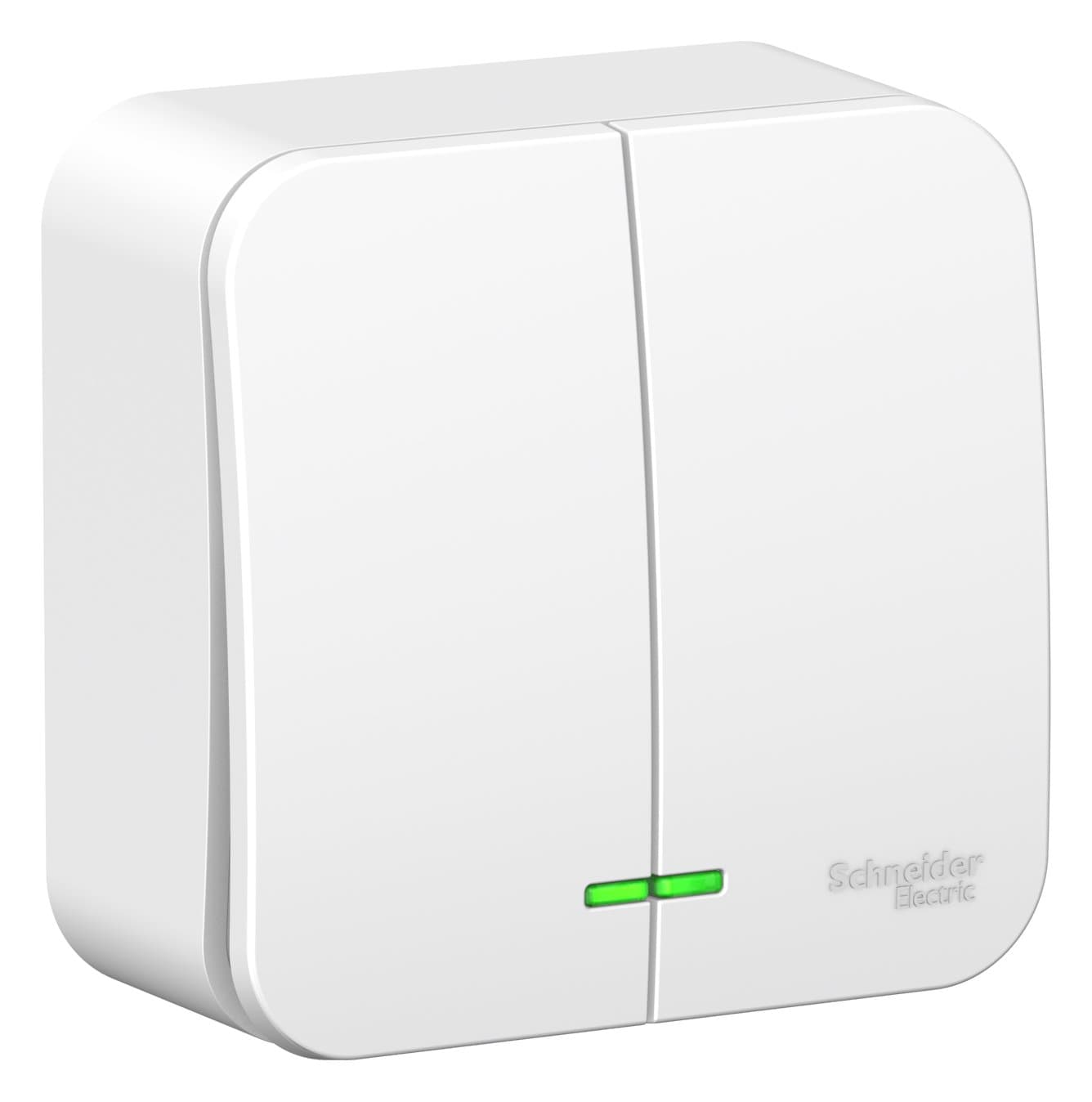 Systeme Electric Blanca наруж Бел Выключатель 2-клавишный, 10А, 250B — миниатюра 2