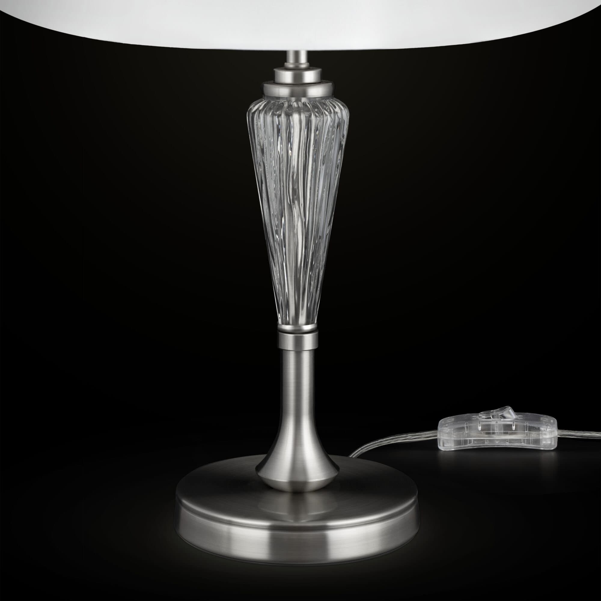 Maytoni Neoclassic Alicante Никель Настольная лампа E14 40W MOD014TL-01N — миниатюра 6