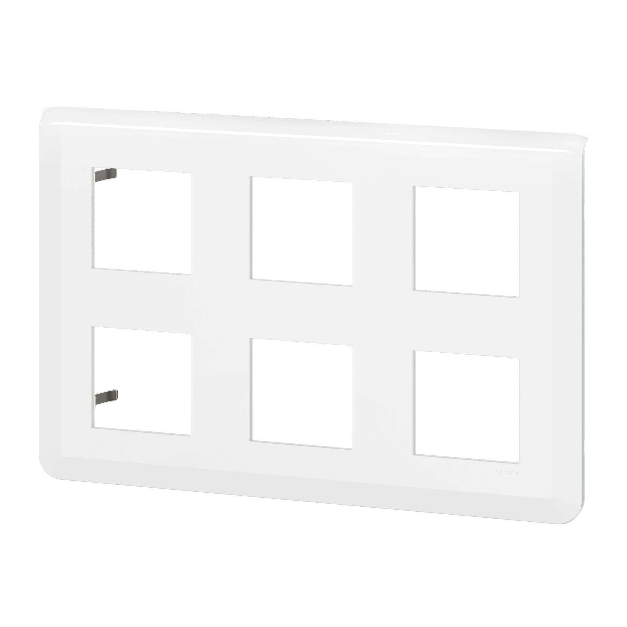 Legrand Mosaiс Рамка - Программа Mosaic - 2x3x2 модуля - белая 078832L — миниатюра 2