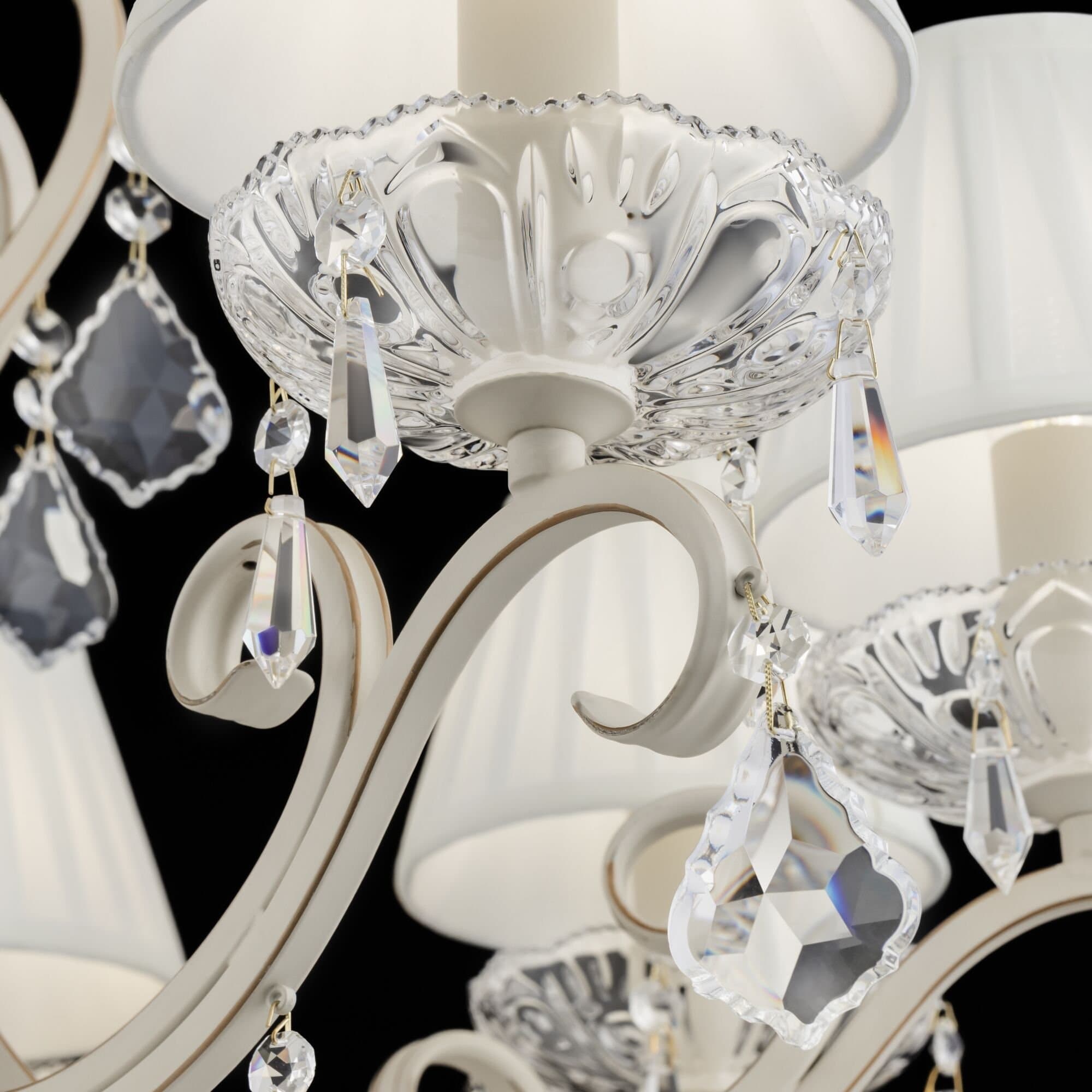 Maytoni Elegant Triumph Кремовый с Золотом Люстра 8xE14 40W ARM288-08-G — миниатюра 9