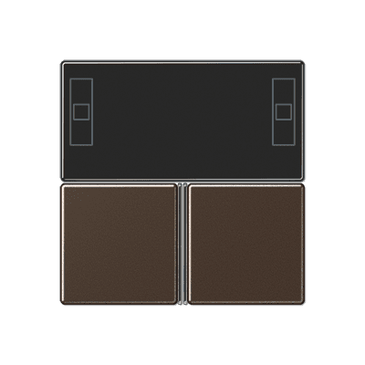 JUNG крышка к Room-controller, в сборе, мокко A4093TSAMO