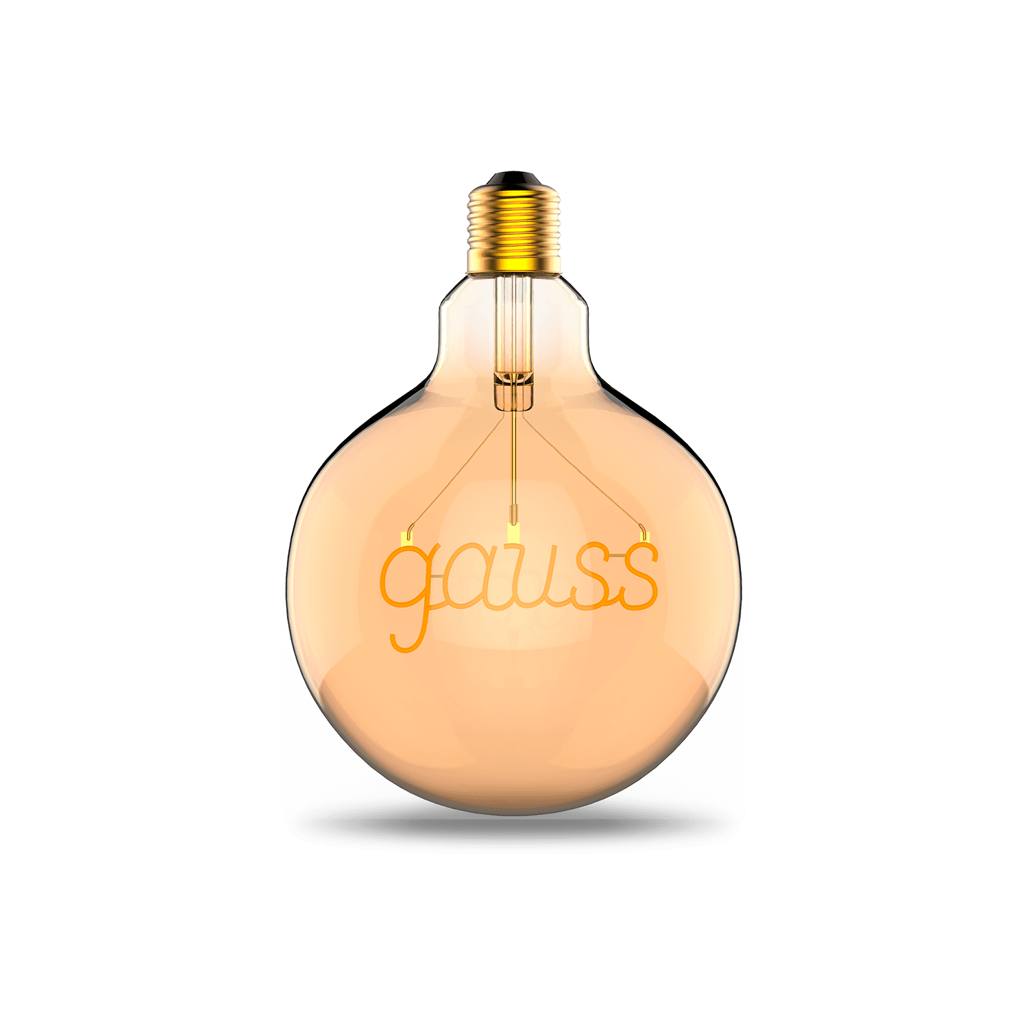 Gauss Лампа Filament G125 2,5W 200lm 2000К Е27 golden LED 175802003 — миниатюра 3