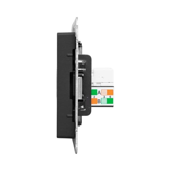 EKF Механизм розетки RJ45 - 2шт, (cat5), чёрный Эпика — миниатюра 8