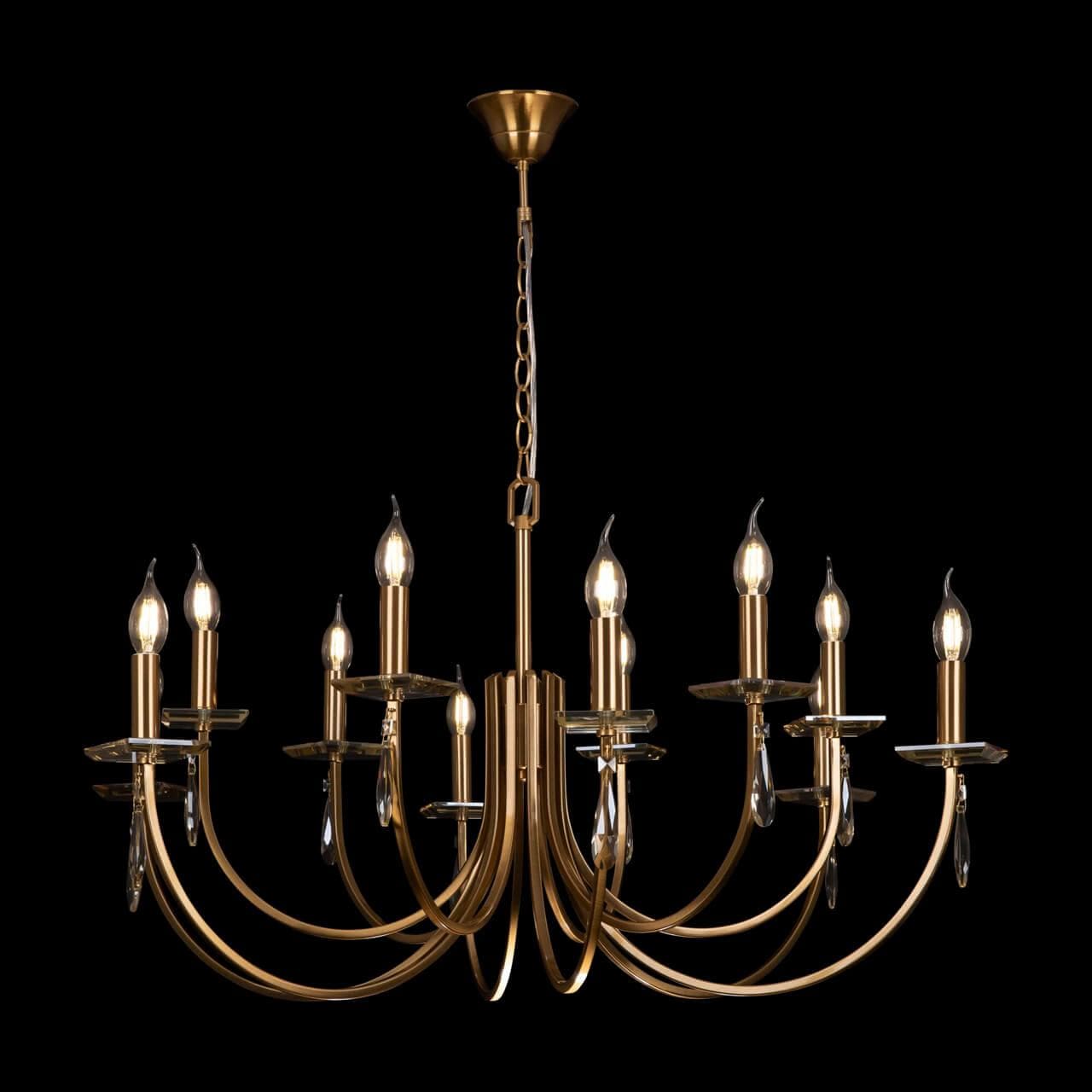 Freya Crystal Золото Люстра FR1006PL-12G — миниатюра 5