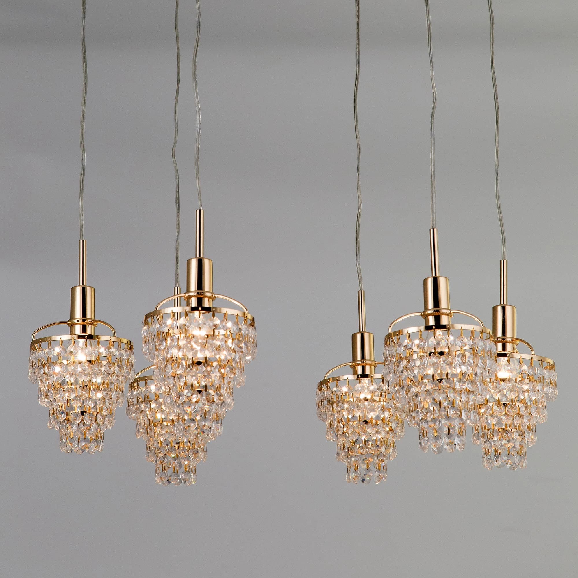 Citilux CL322261 Контур Зол.+Прозр Светильник Люстра — миниатюра 3