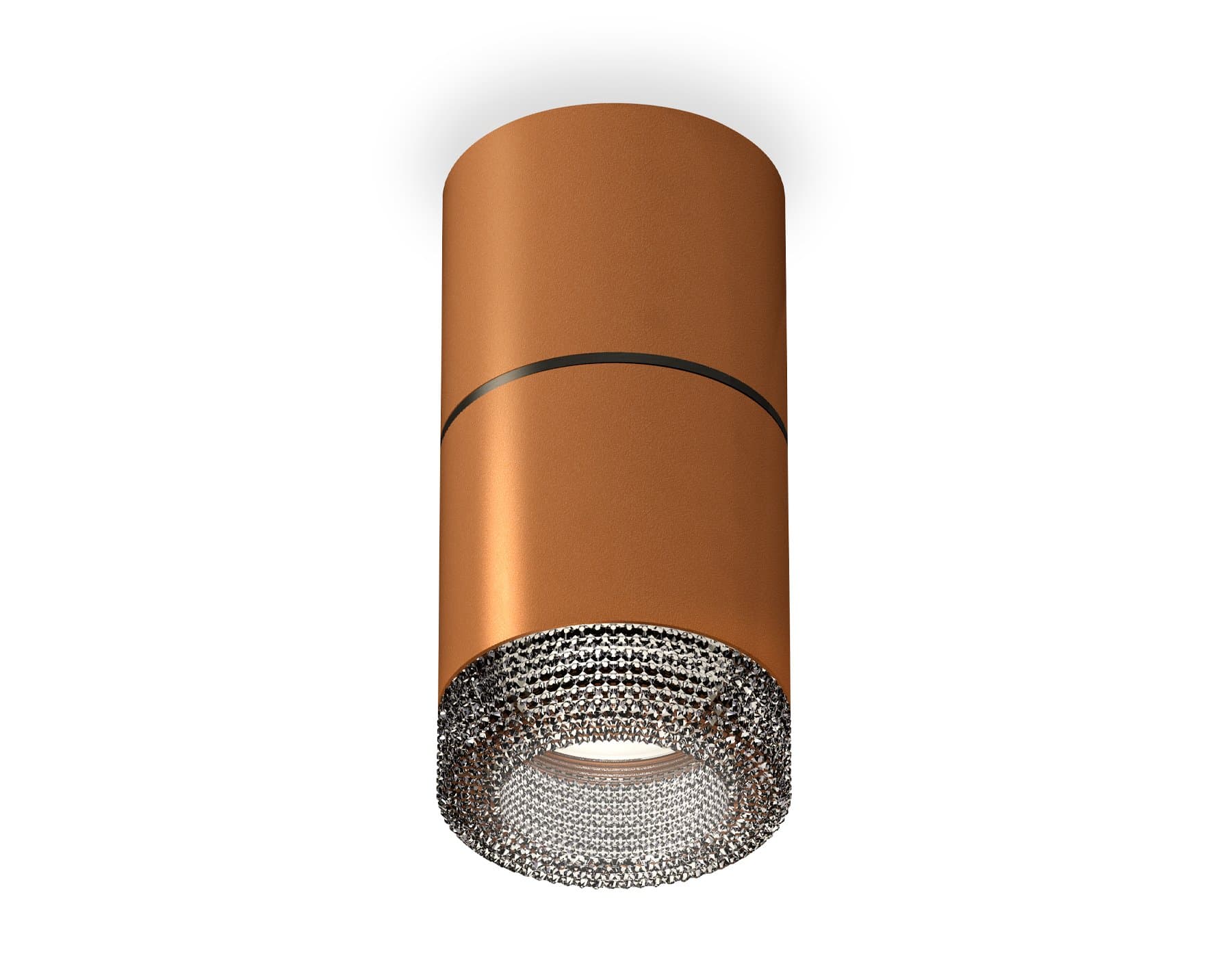 Ambrella Комплект накладного светильника с композитным хрусталем XS7404042 SCF/BK кофе песок/тонированный MR16 GU5.3 (C7404, A2071, C7404, N7192) — миниатюра 1