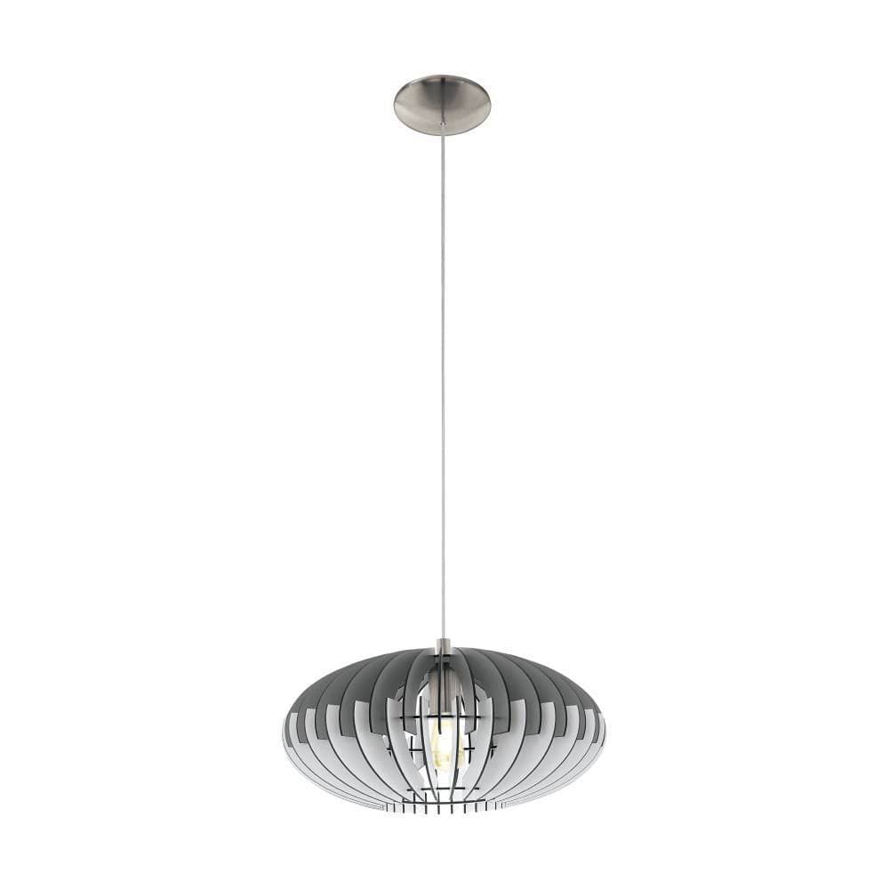 Eglo 32832 Подвес SOTOS 1, 1x60W(E27), 400, серо-белый/никель матовый