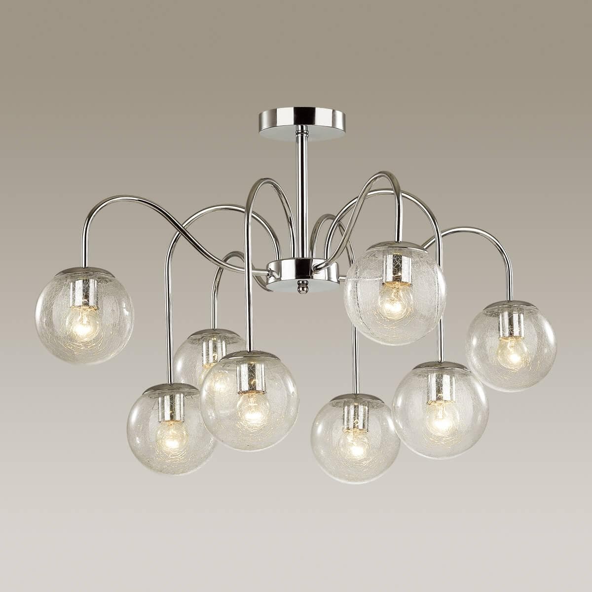 Lumion 4551/8C COMFI LN21 068 хром Люстра потолочная E27 8*60W 220V DARCY — миниатюра 3