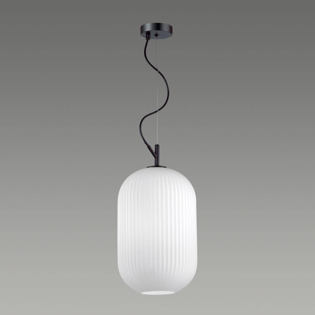 Odeon Light 4752/1 ODL21 белый/черный Подвес E27 60W ROOFI — миниатюра 3
