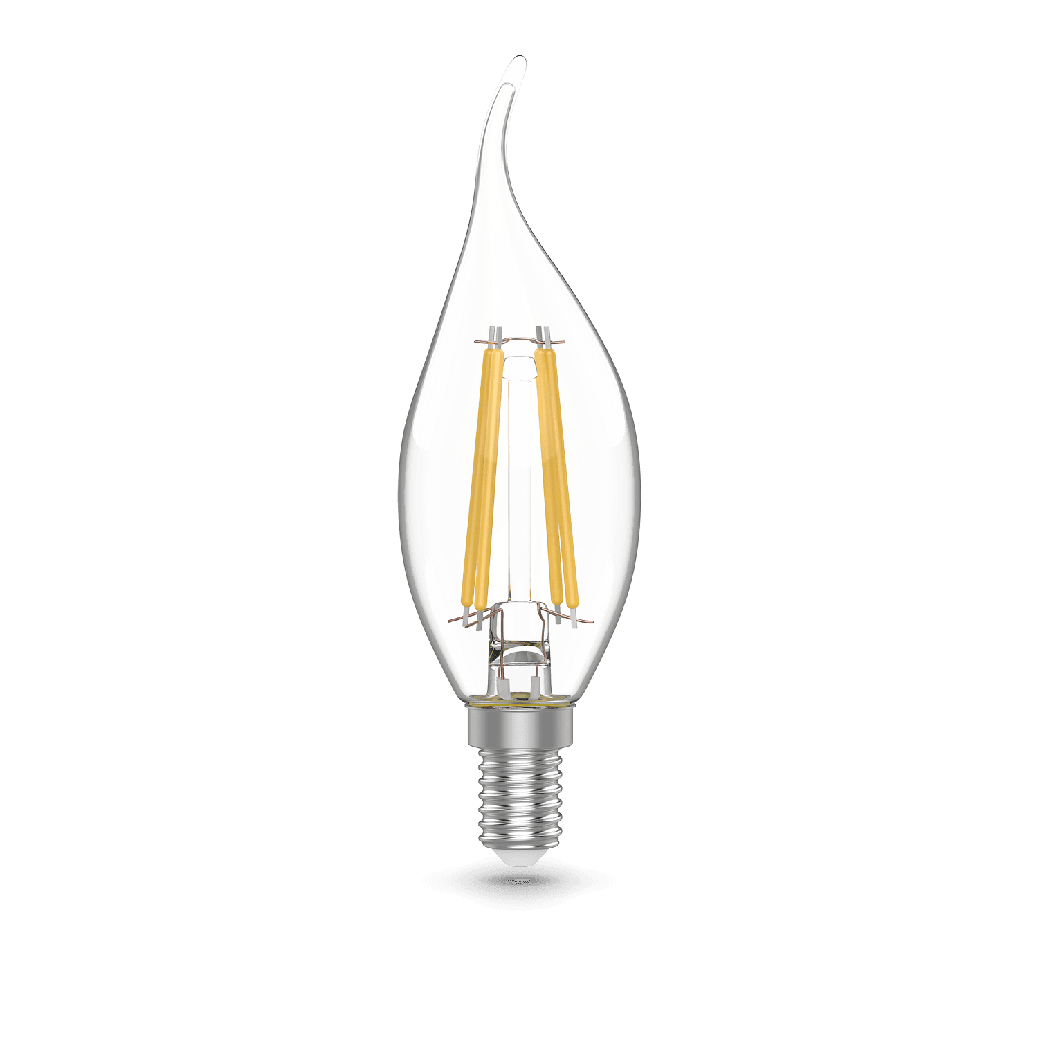 Gauss Лампа Basic Filament Свеча на ветру 4,5W 420lm 4100К Е14 LED 1041125 — миниатюра 5