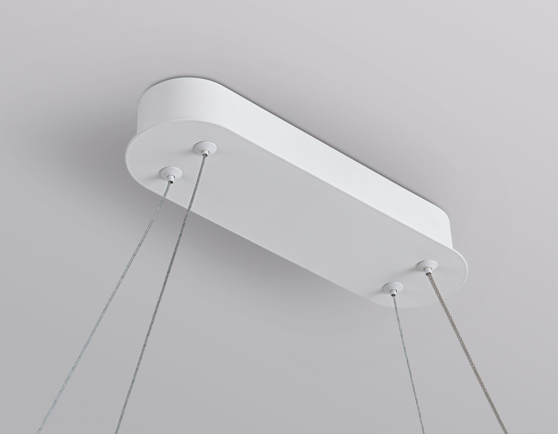 Ambrella Светильник подвесной светодиодный FL5588/1+4 WH белый 30W 3000K/4200K/6400K 1000*200*1300 (без ПДУ) — миниатюра 8
