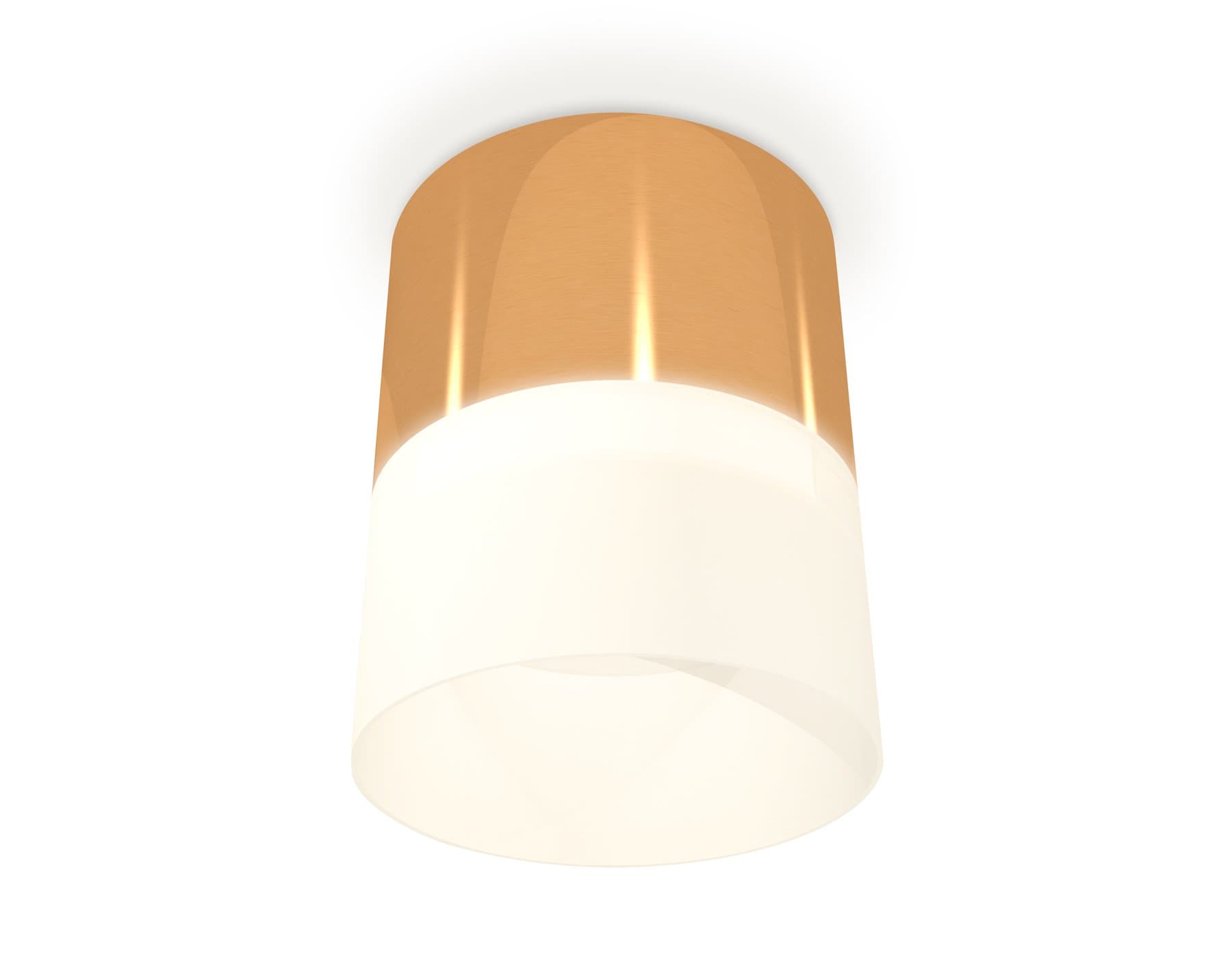 Ambrella Комплект накладного светильника с акрилом XS8121011 PYG/FR золото желтое полированное/белый матовый GX53 (C8121, N8402) — миниатюра 1