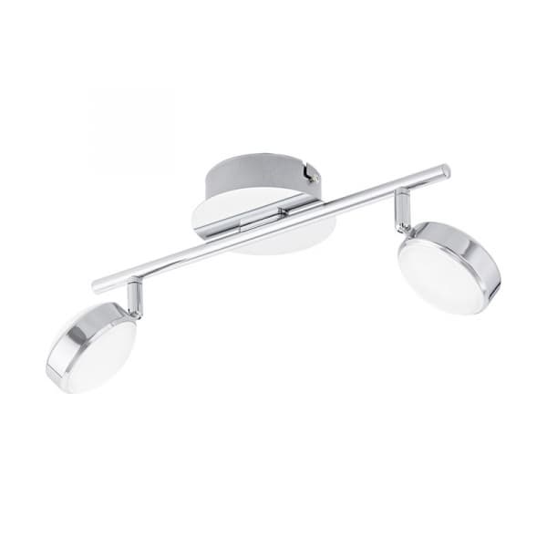 Eglo 95629 Светодиод. спот SALTO, 2х5,4W(LED), L360, сталь, хром/пластик, мат. — миниатюра 1