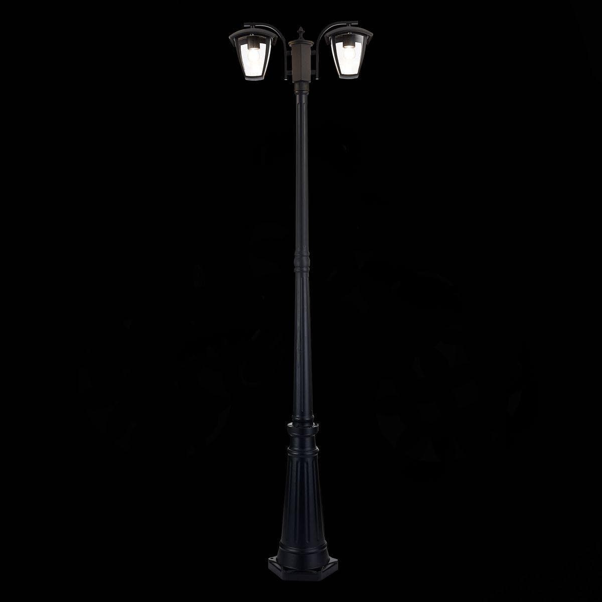 ST Luce SL081.405.02 Светильник уличный наземный Черный/Черный, Прозрачный E27 2*40W — миниатюра 4