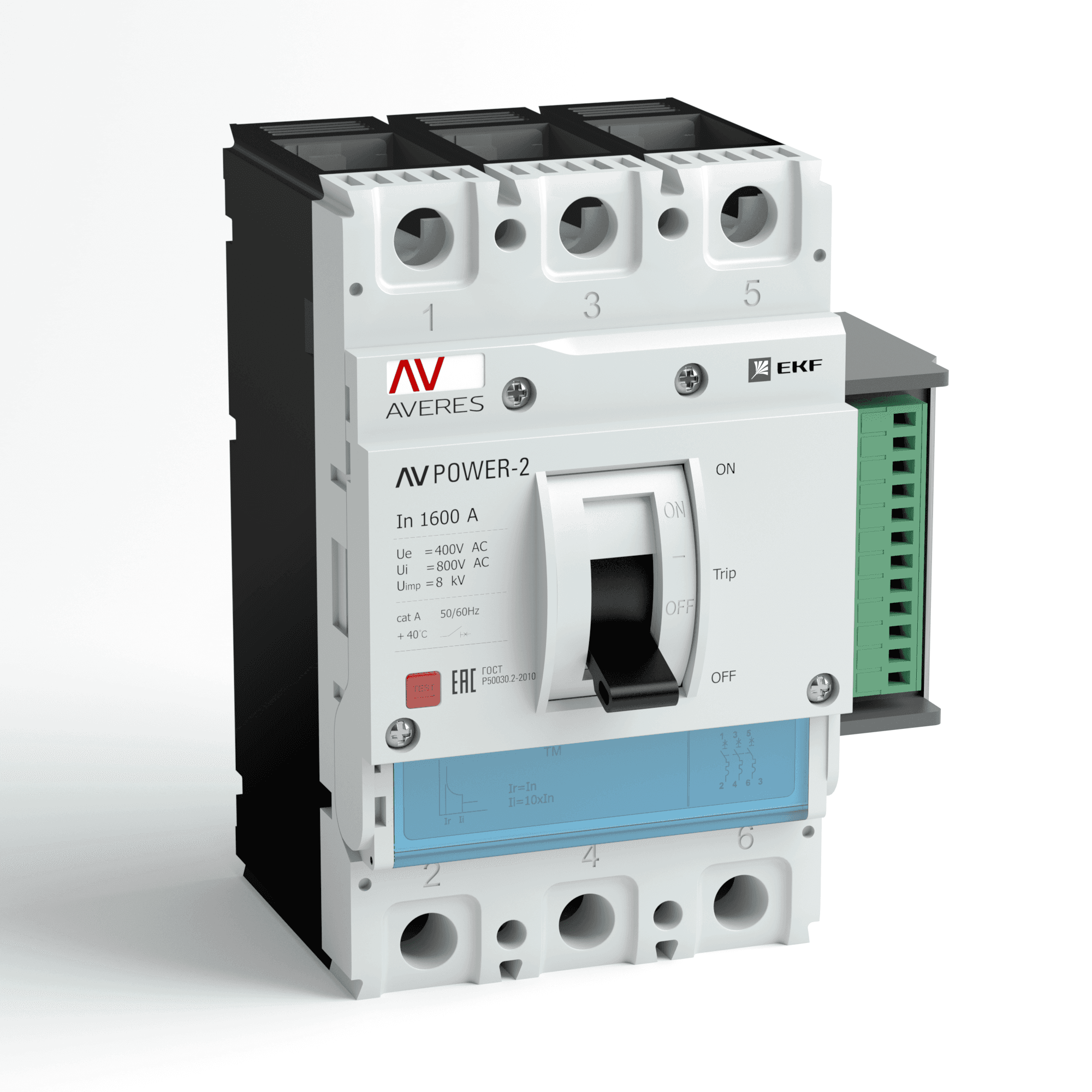 EKF  AVERES Автоматический выключатель AV POWER-5/3 1600А 70kA ETU6.0