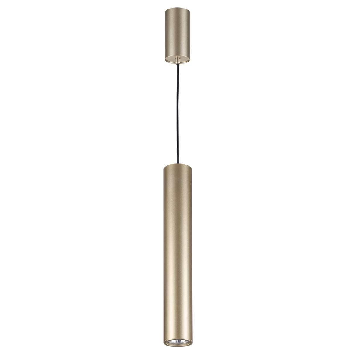 Odeon Light 3828/1CA ODL19 120 золотистый/металл Подвесной/накладной светильник Vincere GU10 1*50W D60хH400-1420 — миниатюра 1