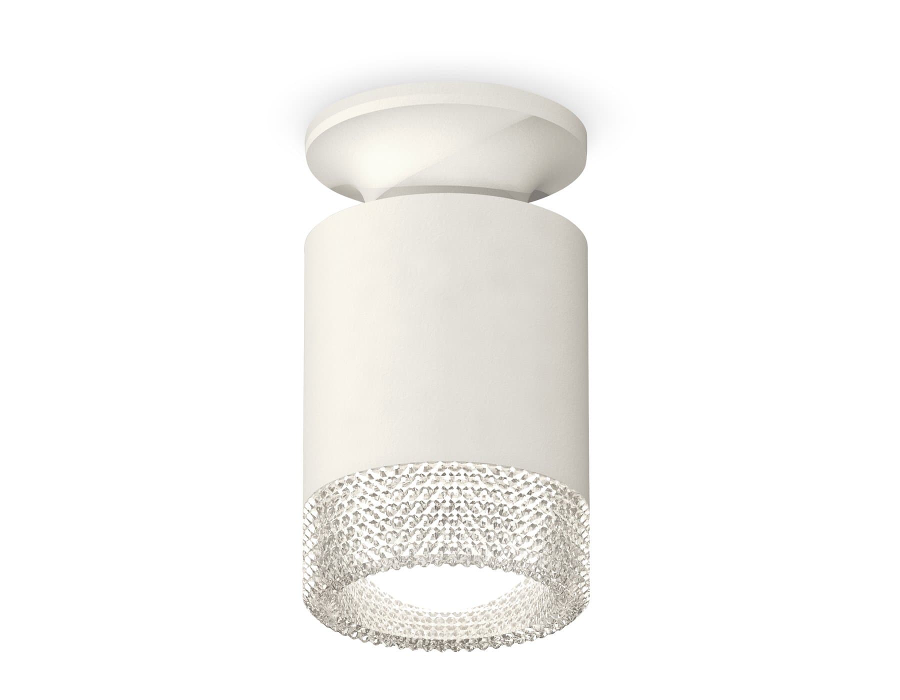 Ambrella Комплект накладного светильника XS6301102 SWH/CL белый песок/прозрачный MR16 GU5.3 (N6901, C6301, N6150) — миниатюра 1
