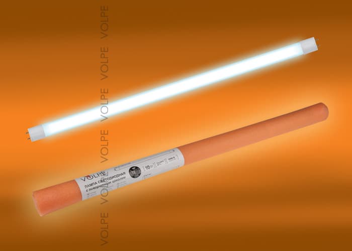 Volpe Лампа LED линейная T8 G13 10W 4000K 800lm 600mm 09044