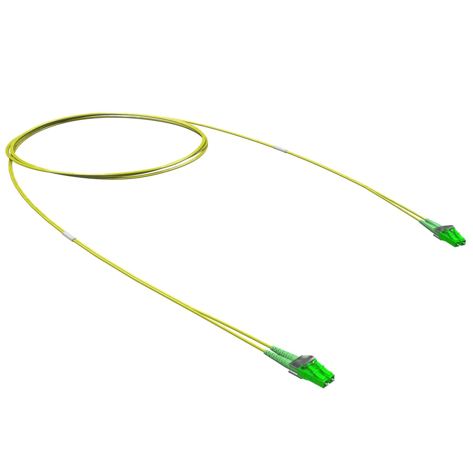 DKC Оптический коммутационный шнур Duplex LC/APC-LC/APC, 9/125 (OS2), 3 м