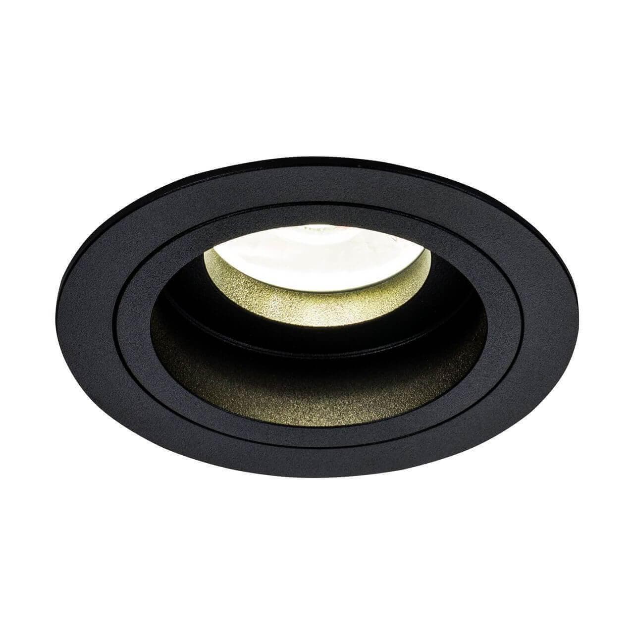 Maytoni Technical Akron Черный Встраиваемый светильник GU10 50W DL025-2-01B — миниатюра 11