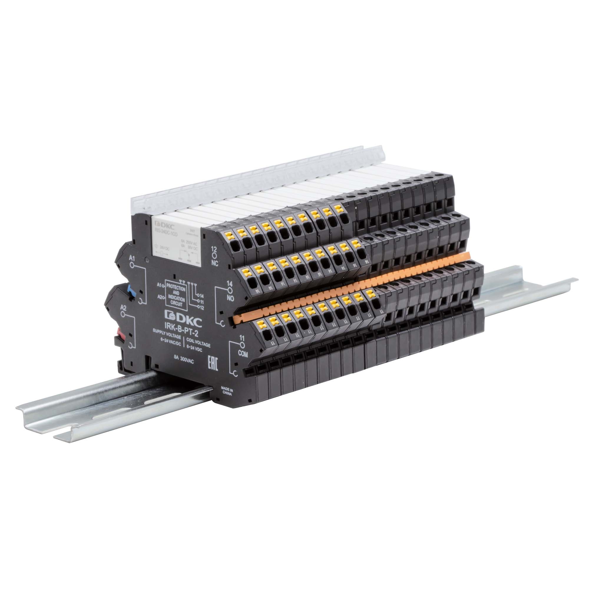 DKC Реле интерфейсное, 1CO, ком. ток 6А, AgSnO2, напряжение 110V AC/DC, push-in клеммы. — миниатюра 5