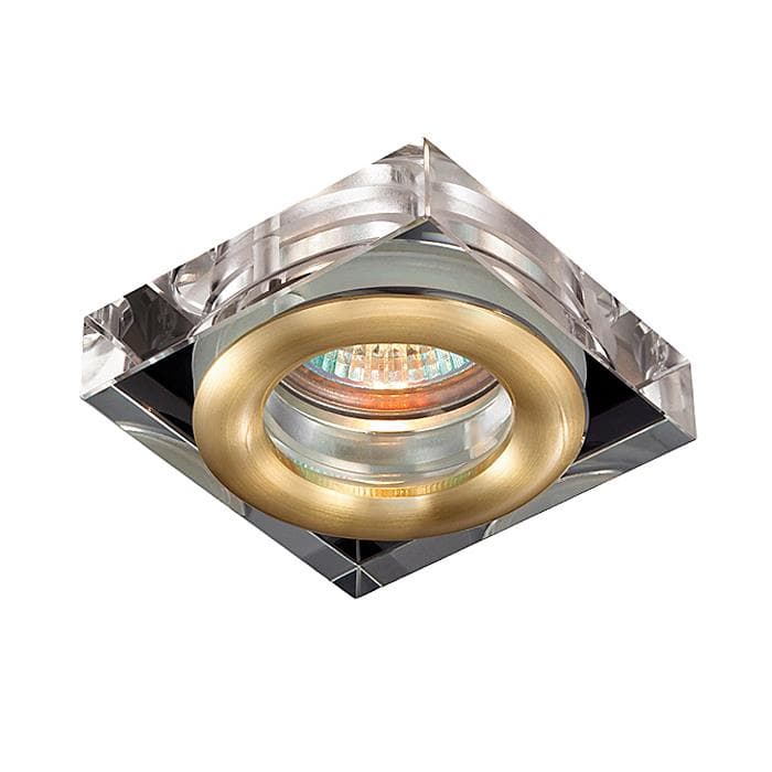 Novotech 369882 NT14 290 матовое золото Встраиваемый светильник IP54 GX5.3 50W 12V AQUA