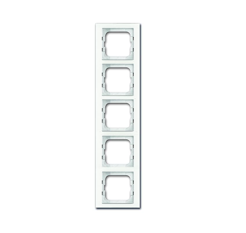ABB BJE Axcent Белое стекло Рамка 5-ая 2CKA001754A4441