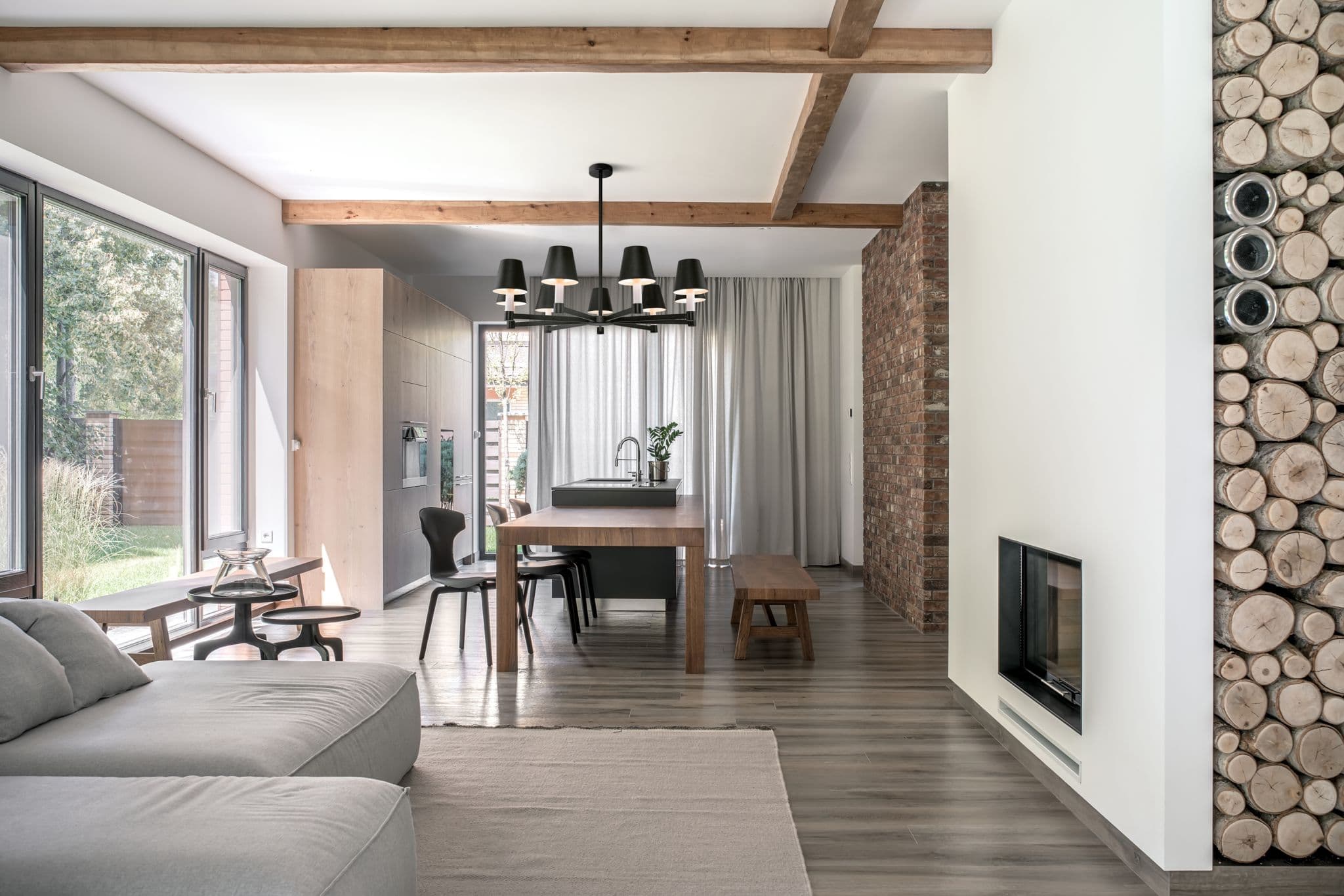 Maytoni Modern Черный Светильник подвесной MOD104PL-09B — миниатюра 3