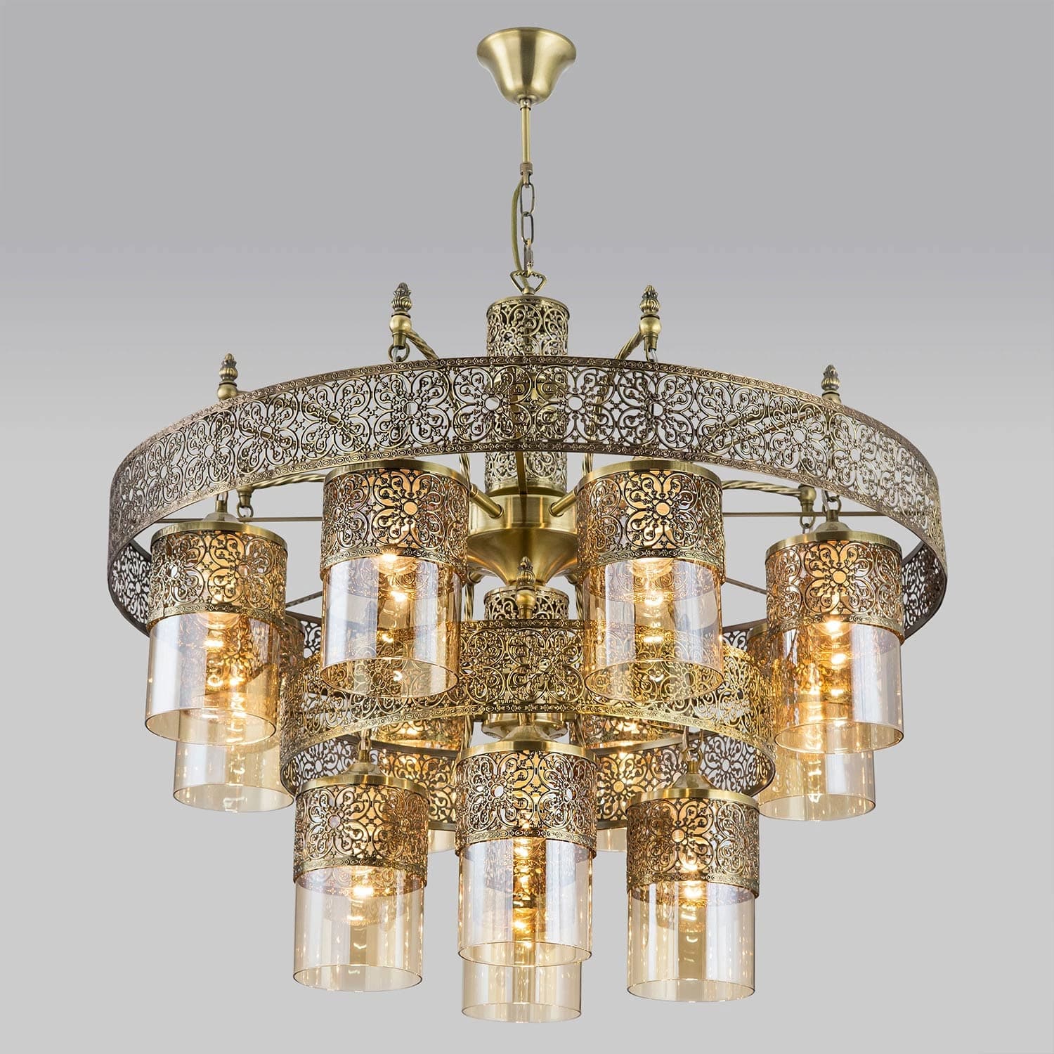 Citilux CL467193 Эмир Бронза Люстра — миниатюра 10