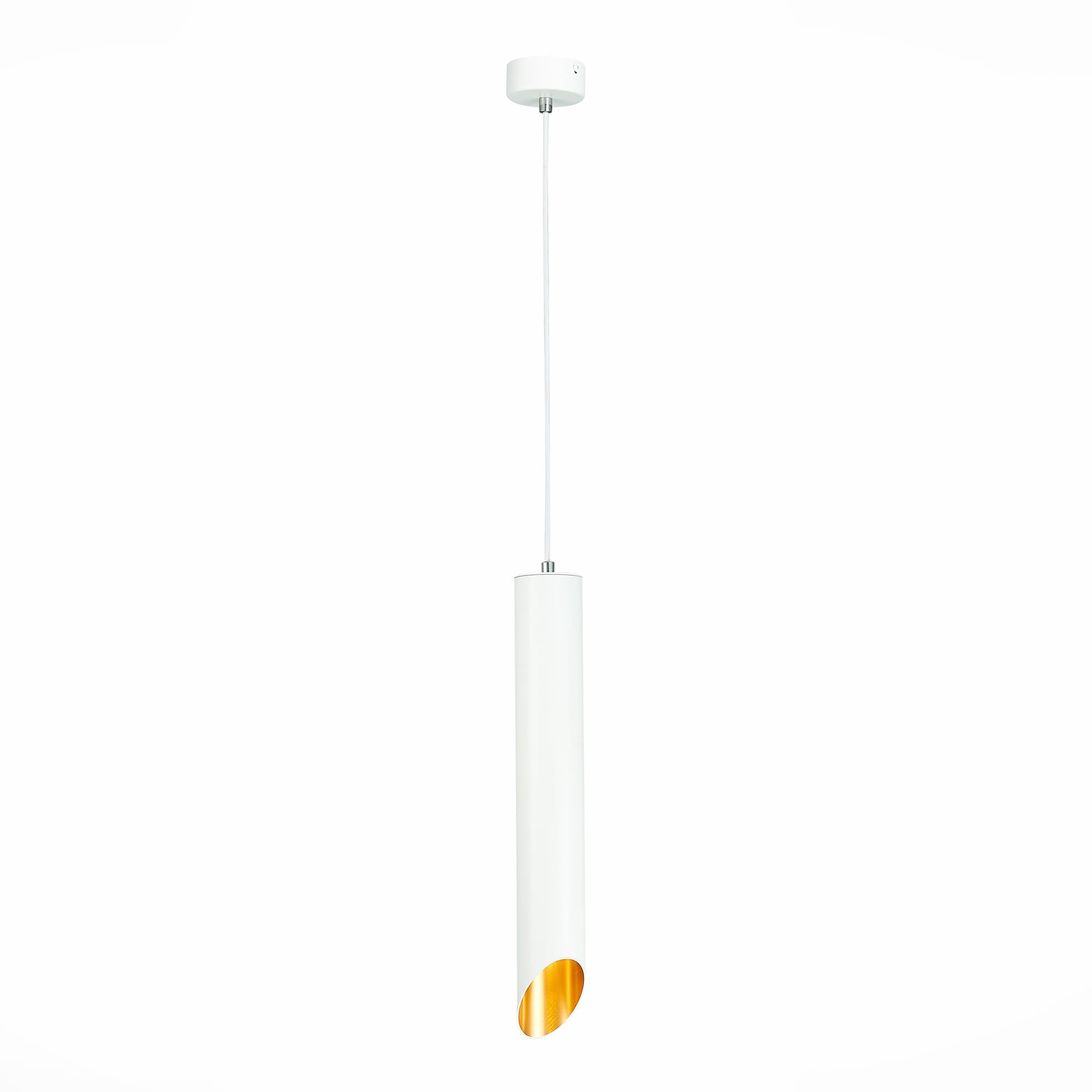 ST LUCE ST152.513.01 Светильник подвесной Белый GU10 1*50W IP20 D60xH400 220V Без ламп