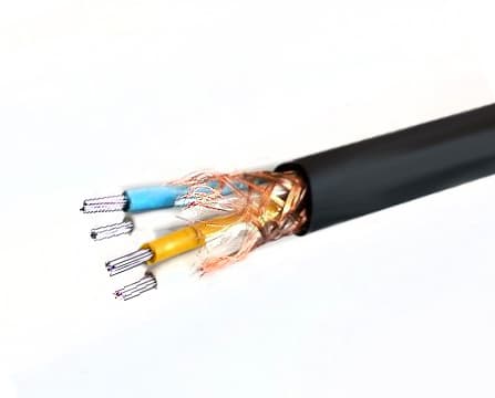 Кабель гибкий медь МКЭШВнг(А)-LS черный ГОСТ МКЭШвнг(А)-LS 2*2*1,5