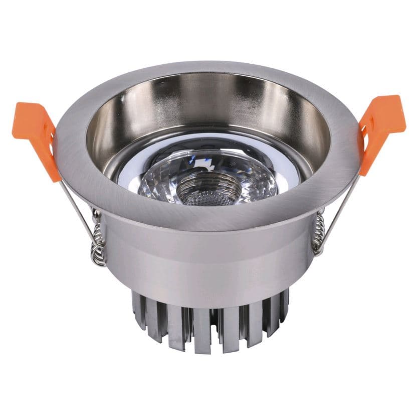 Kink Light 2152,16 Светильник встраиваемый никель d9 h7 Led 7W (4000K)