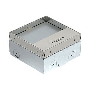 OBO Bettermann Лючок UDHOME-ONE пустой (крышка с выемкой 15 мм) 140х140х75–105 мм, нагрузка до 15 кН, нерж. сталь 7368282