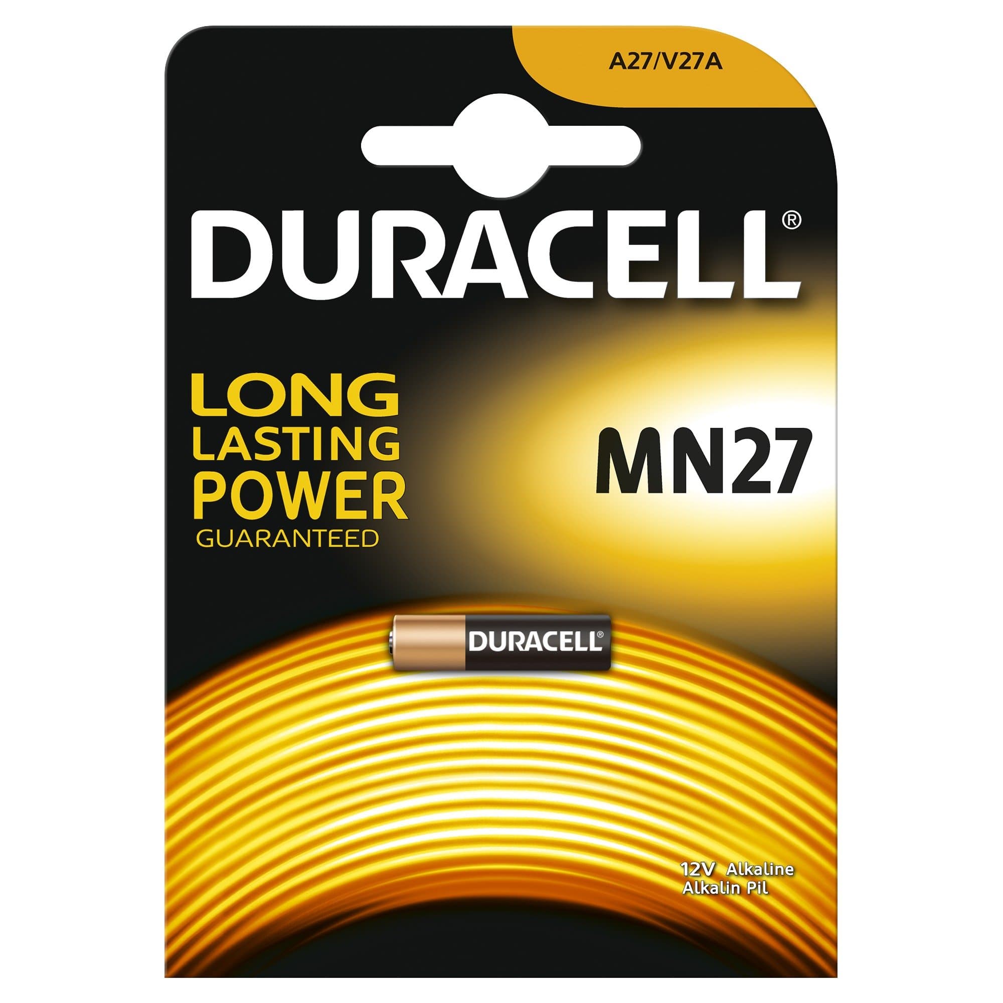 Duracell 5007388 Щелочная батарейка MN27 для сигнализаций MN27 A0000027