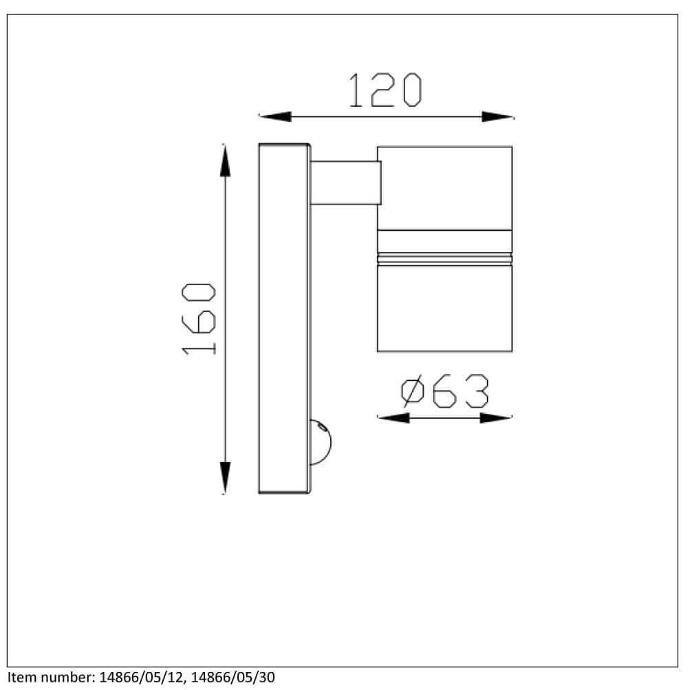 Lucide ARNE-LED Матовый хром Спот 14866/05/12 — миниатюра 3